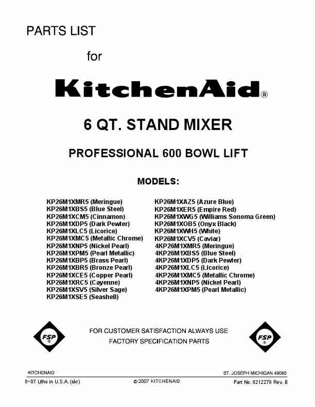 KitchenAid Mixer KP26M1XPM5-page_pdf